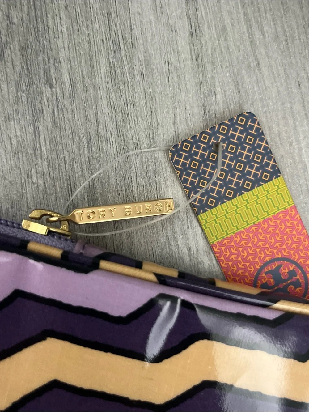 NWT Tory Burch Purple Geometric Tablet Sleeve iPad Case
